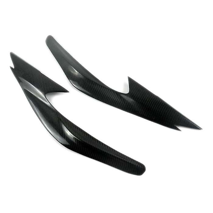 for Altima 2016 2017 2018 Headlight Lid Eyebrows Headlight Eyelids Decoration Cover Trim Carbon Fibe