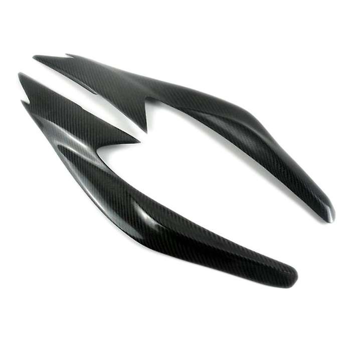 for Altima 2016 2017 2018 Headlight Lid Eyebrows Headlight Eyelids Decoration Cover Trim Carbon Fibe