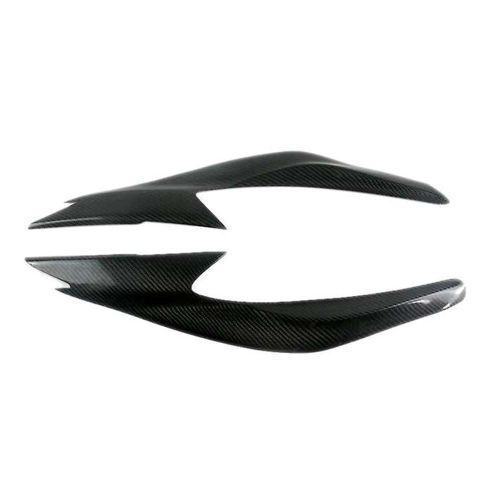 for Altima 2016 2017 2018 Headlight Lid Eyebrows Headlight Eyelids Decoration Cover Trim Carbon Fibe