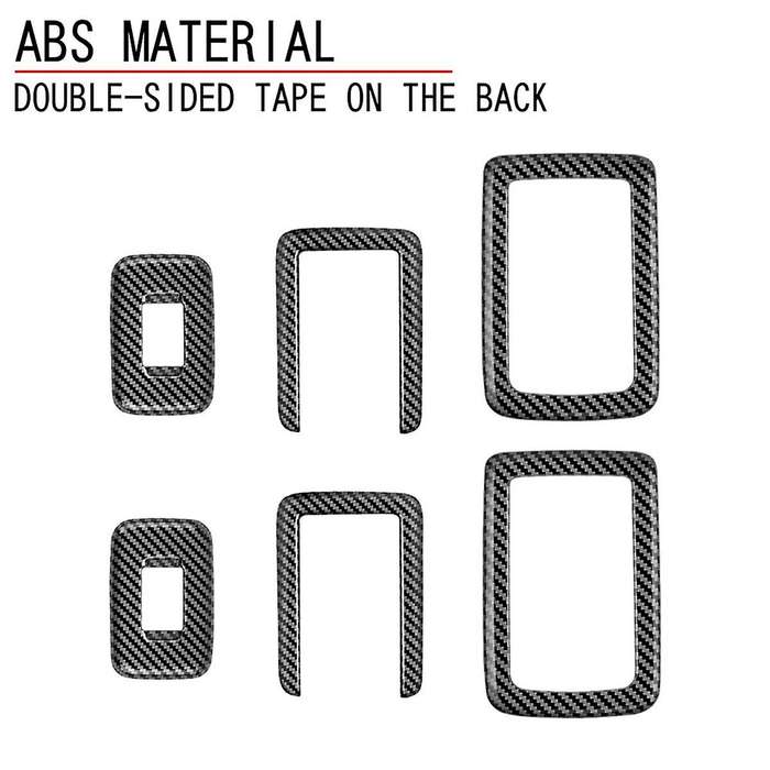 for Alphard/vellfire 40series 2023+ Car Second Row Seat Button Frame Trim High Configuration Carbon