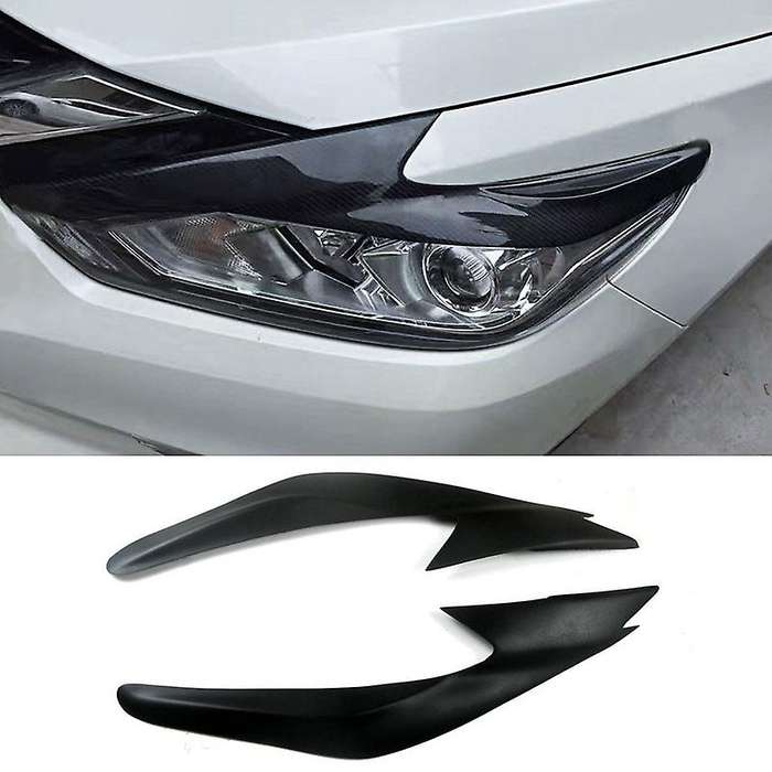 for Altima Teana 2016 2017 2018 Headlight Eyebrows Eyelids Stickers Trim Cover Headlight Lid Resin