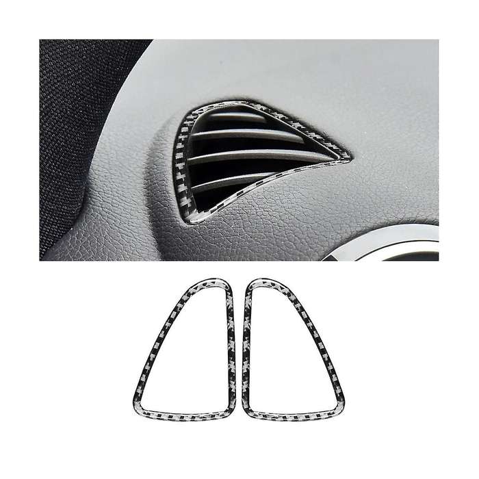 for B W247 2020-2023 Carbon Fiber Car Instrument Side Air Outlet Cover Decoration