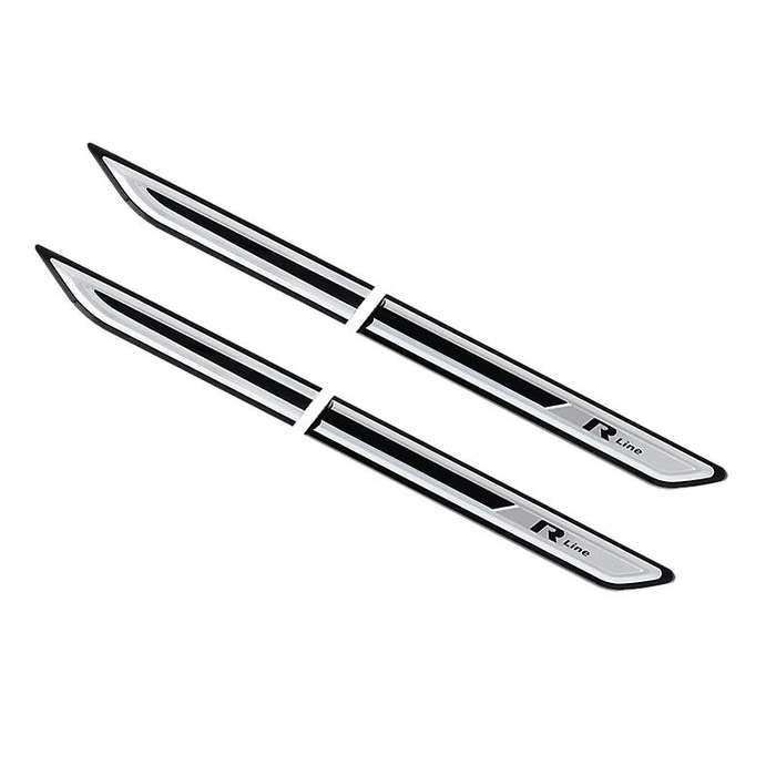 for B8 Chrome Car Side Decoration Sticker Car Trim Accessories