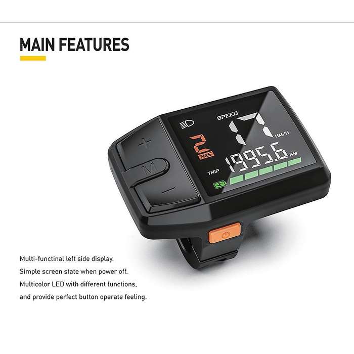 for Bafang Mid Motor DZ41 Display for BBS0102 03 HD M500 M600(UART)
