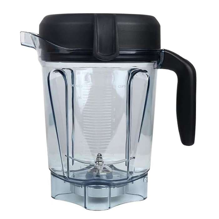 for Blender Pitcher 64oz Low-Profile Replacement for 750, 5200, 5000, 6300, 7500 Container Jar Cup