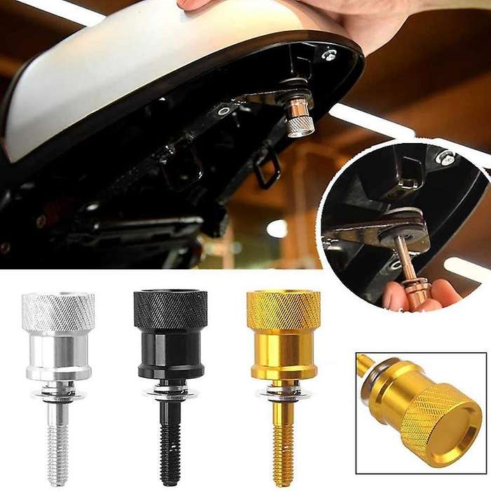 for BM-W R Nine T R9T RNINET 14-20 Rear Passenger Screw Removal Tool-Less Quick Release(Black)