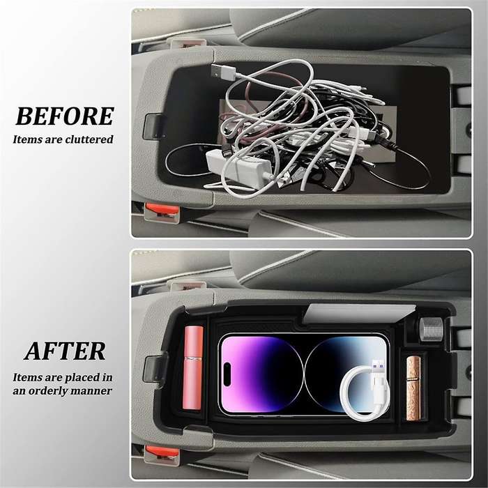 for Bolt Euv Ev 2022 2023 Car Center Console Organizer Interior Accessories, Armrest Tray Storage Bo