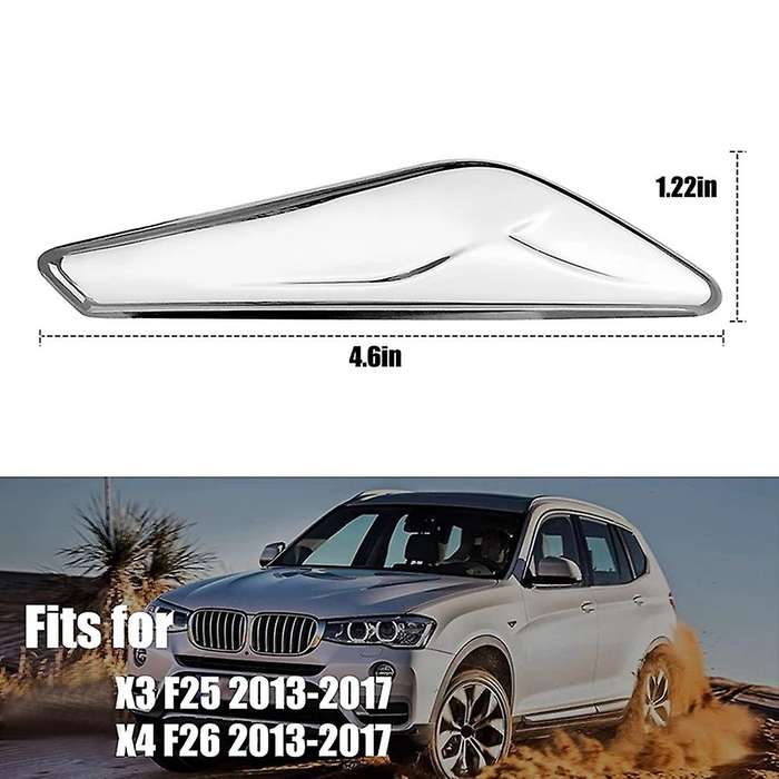 for -bmw X3 X4 F25 F26 13-17 Front Left Side Fender Lamp Cover Trim