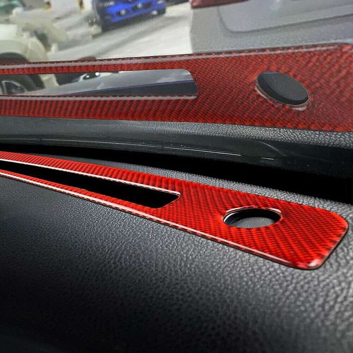 for BRZ 86 Carbon Fiber Central Control Instrument Typhoon Decoration Sticker Central Control Panel