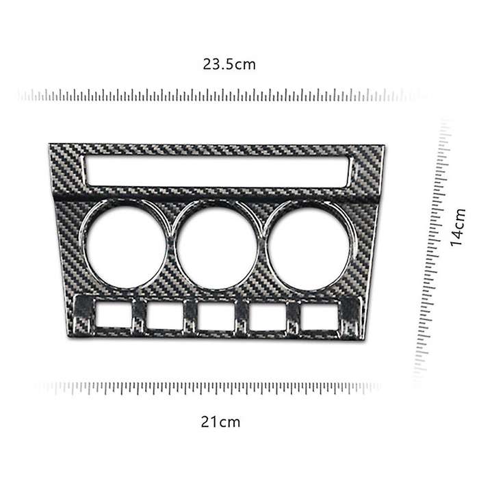 for BRZ 86 AC A/C Warning Light Dashboard Switch Panel Center Console Carbon Fiber Cover Trim Bezel