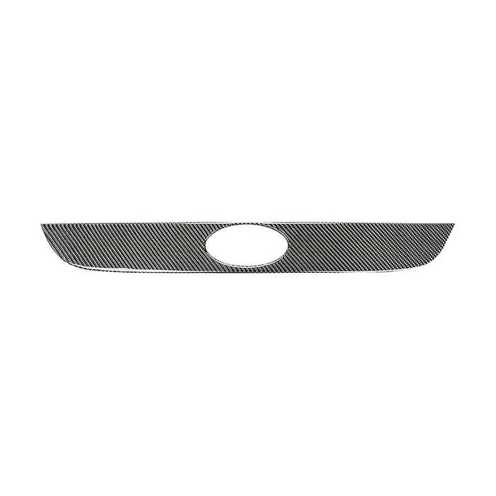 for BRZ 86 Carbon Fiber Rear Car Tail Label Trim Strip Car Exterior Sticker Accessories(Black)