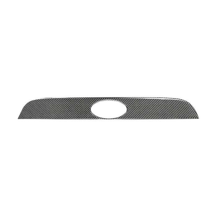 for BRZ 86 Carbon Fiber Rear Car Tail Label Trim Strip Car Exterior Sticker Accessories(Black)