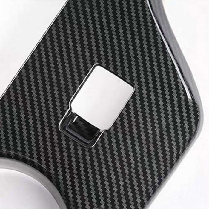 for C- 2016-2021 Window Switch Panel Cover Window Switch Panel Glass Lifting Control Carbon Fiber