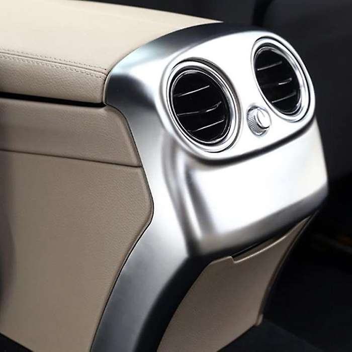 for C Class W205 C180 C200 2014-2018 Car Center Console Armrest Rear Air Outlet Vent Anti-Kick Cover