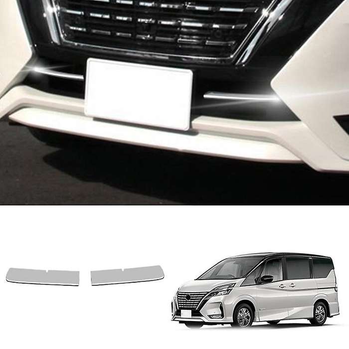 for C27 Highway Star Chrome Under Front Center Grille Grill Moulding Strips Cover Trim