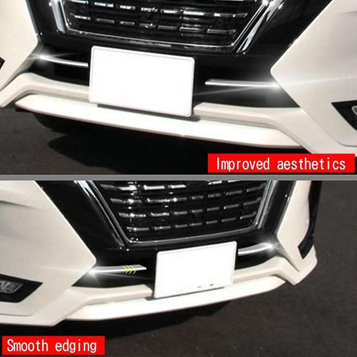 for C27 Highway Star Chrome Under Front Center Grille Grill Moulding Strips Cover Trim
