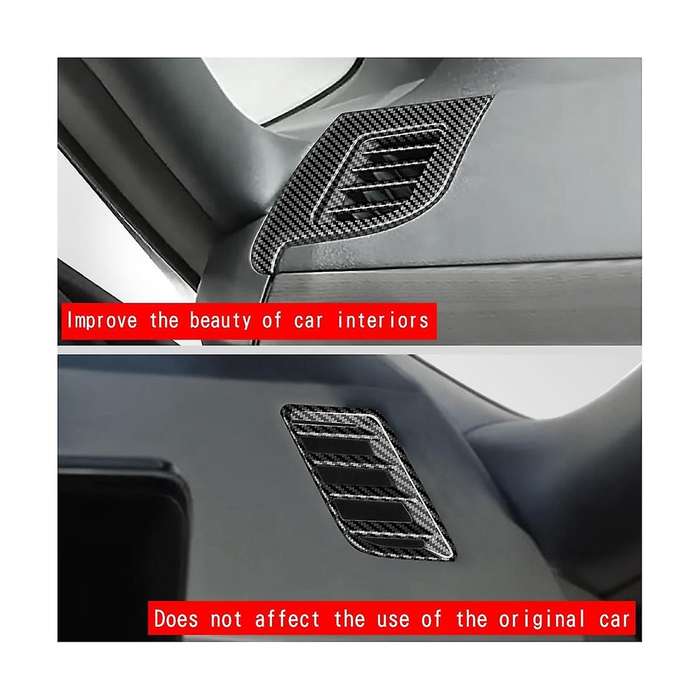 for C28 2022-2023 Carbon Fiber Pattern Car Front Side Cover Trim