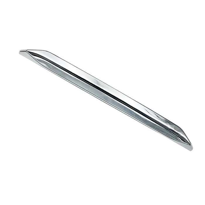 for C27 17-19 ABS Chrome Plated Before the Bar Bumper Cover Shield Trim Molding Lower Grille