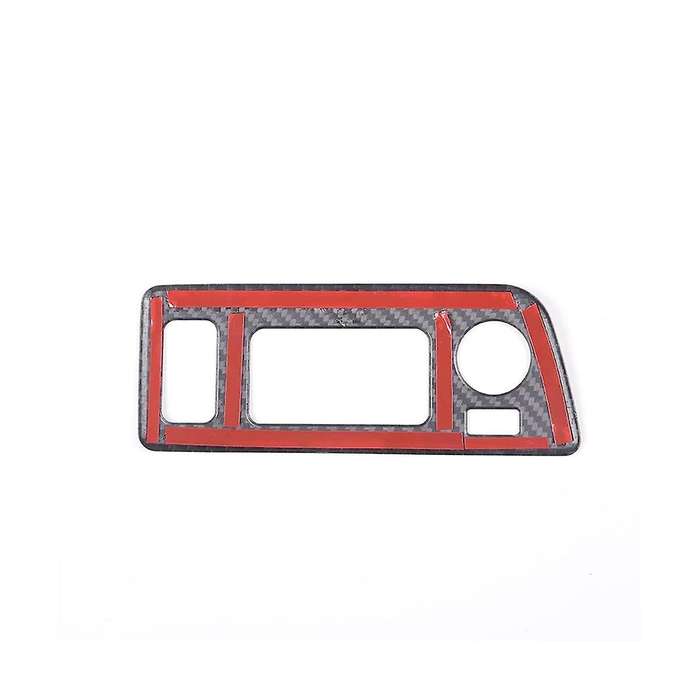 for C7 2014-2019 Dry Carbon Fiber Car Headlight Switch Convertible Button Frame Sticker Accessories