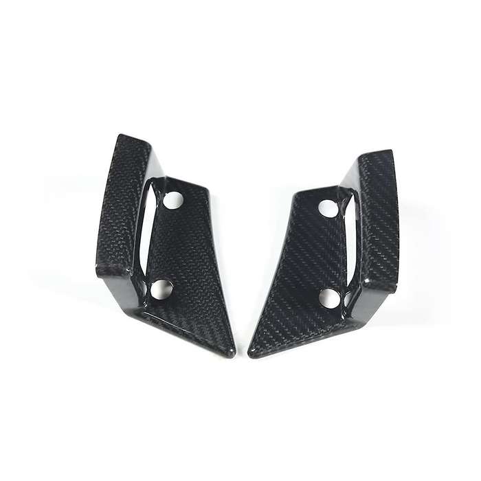 for C7 2014-2019 Real Carbon Fiber Car Door Handle Switch Cover Trim Sticker Accessories