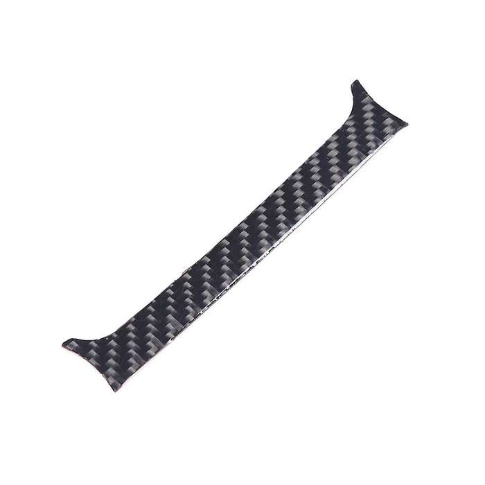 for C7 2014-2019 Soft Carbon Fiber Car Center Navigation Screen Decorative Frame Cover Trim Sticker