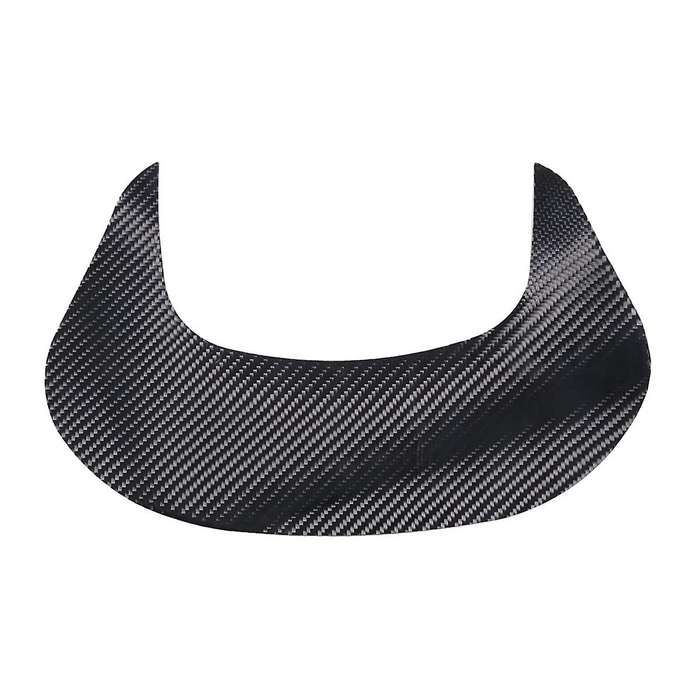 for C7 2014-2019 Soft Carbon Fiber Car Central Control Armrest Box Rear Panel Cover Trim Sticker Ac