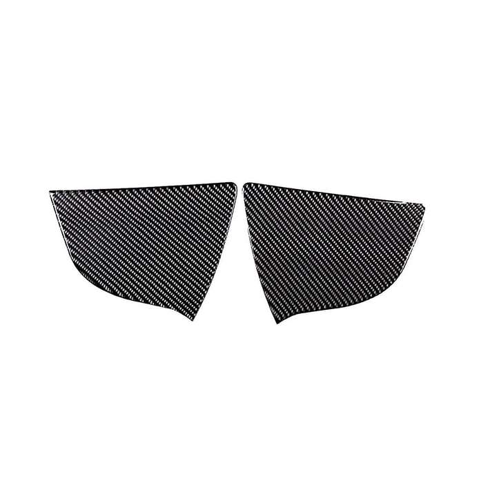 for C7 2014-2019 Soft Carbon Fiber Car Inner Door Panel Anti-impact Buffering Cover Trim Sticker Ac