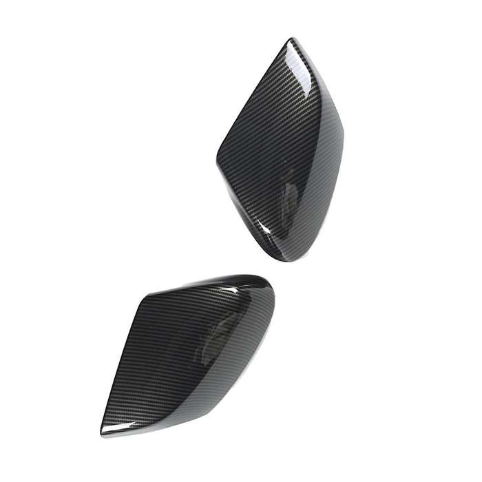 for C8 2020-2023 Carbon Fiber Pattern Side Door Rearview Mirror Cover Trims Car Accessories Left+rig