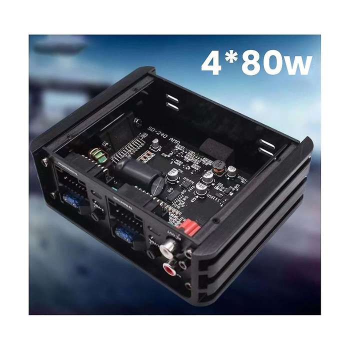for Car Android Radios Professional Dsp Amplifier Audio Stereo 4x80w High Fidelity Power 4-way Ampli
