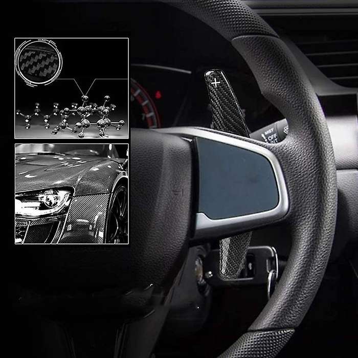 for Car Steering Wheel Shift Blade Paddle Shifter Extension for 100% Carbon Fiber, for Spirior Accor