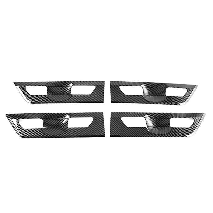 for Carnival KA4 2020 2021 2022 Car Carbon Fiber Door Handle Bowl Cover Trim Frame Decoration Sticke