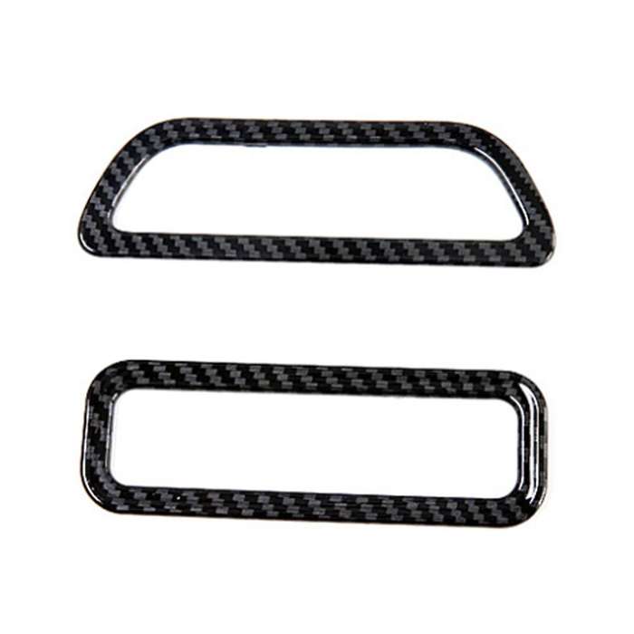 for Carnival KA4 2020 2021 2022 Car Carbon Fiber Headlight Switch Button Cover Trim Frame Decor Stic