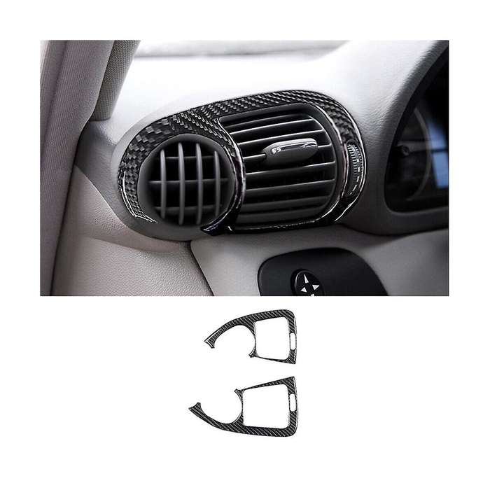 for C-class W203 2005-2007 Carbon Fiber Full Interior Set Trim Cover Decoration Sticker Accessories