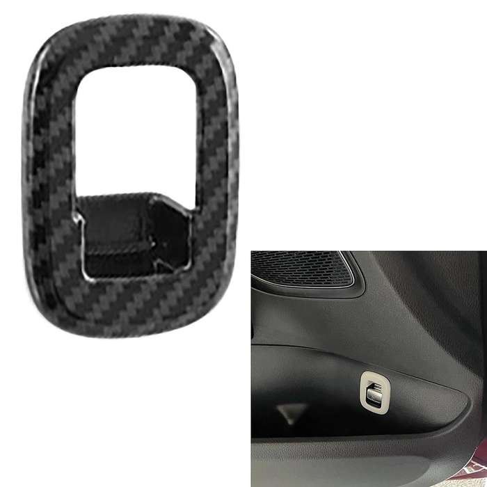 for C-Class W206 2021 2022 ABS Carbon Fiber Interior Switch Decorative Cover Trim Car Sticker