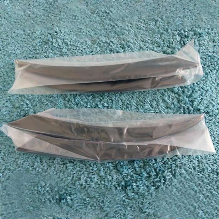 for C-Class W205 C180 C200 Head Fog Lamp Grille Slats Auto Lights Stickers Black