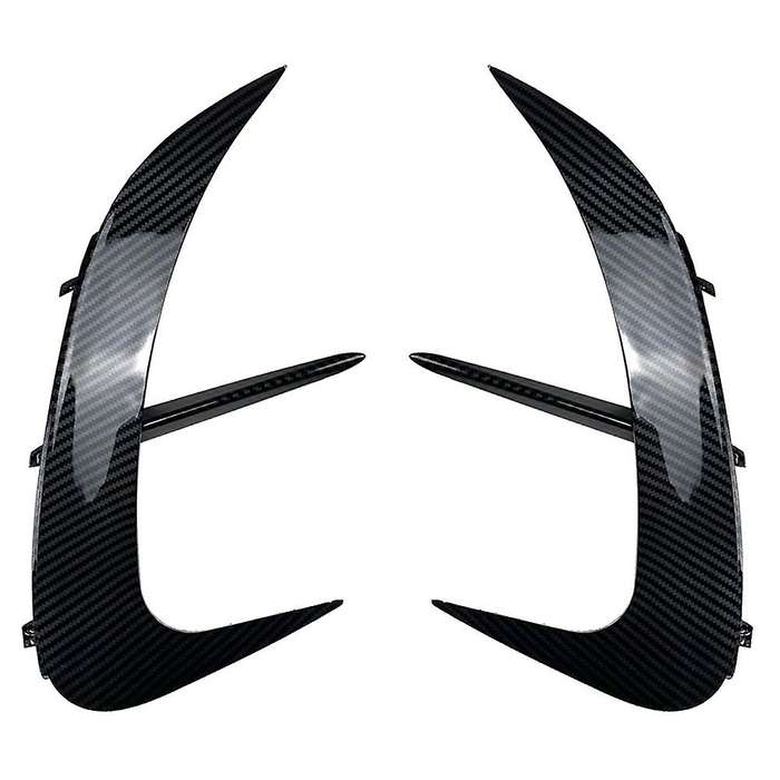 for C-Class W206 C200 C220 C260 C300 2022+ Rear Bumper Lip Spoiler Side Outlet Cover Trim Carbon