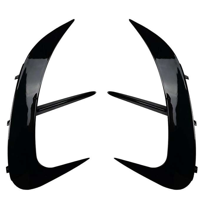 for C-Class W206 C200 C220 C260 C300 2022+ Rear Bumper Lip Spoiler Side Outlet Cover Trim Black