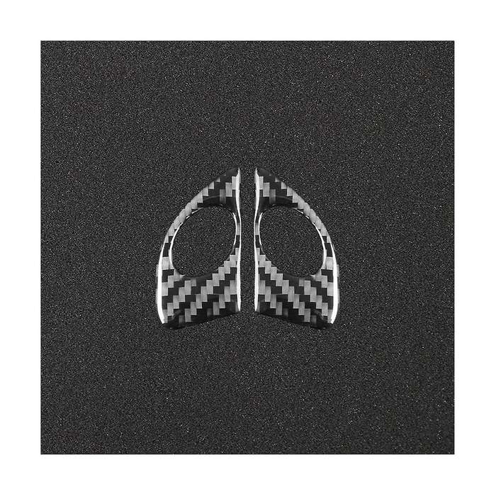 for Celica 2000-2005 Soft Carbon Fiber Car Steering Wheel Button Cover Trim Sticker Accessories