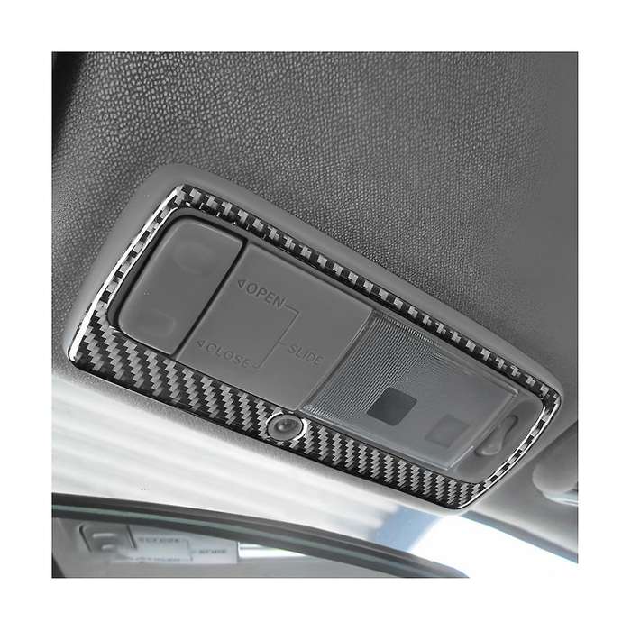 for Celica 2000-2005 Soft Carbon Fiber Car Roof Reading Light Panel Cover Trim Sticker Accessories