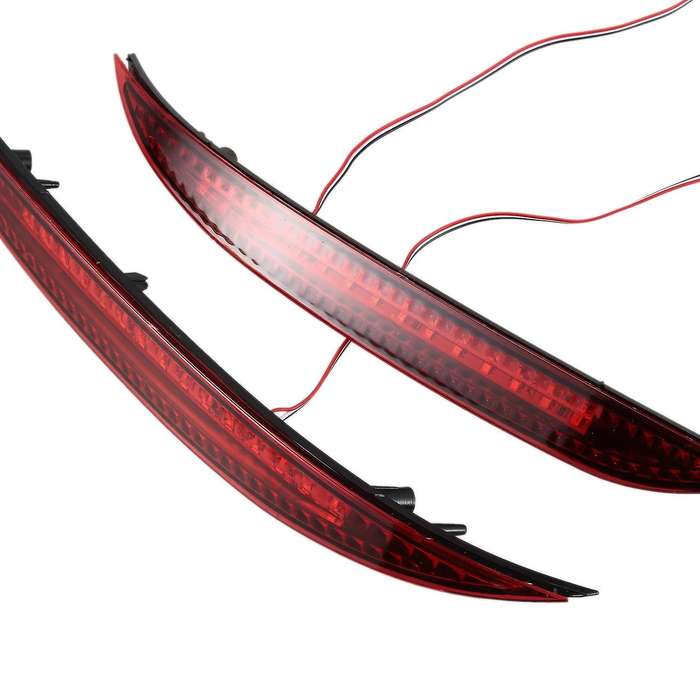 for Cerato 2015 2016 Car Red Led Rear Bumper Reflector LED Stop Brake Light Tail Fog Parking Lamp