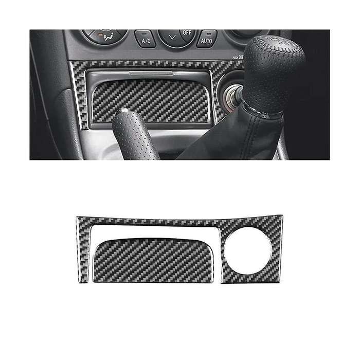 for Celica 2000-2005 Soft Carbon Fiber Central Control Lighter Panel Cover Trim Sticker Accessories