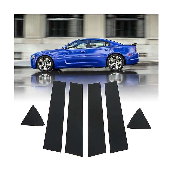 for Charger 20062010 Car Window Pillar Post Decal Trim, Side Door Window Cover Trim Replacement (g