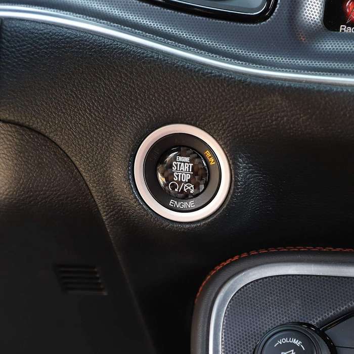 for Charger Engine Start Stop Button Opener Switch Knob Trim for Charger 2015-2019