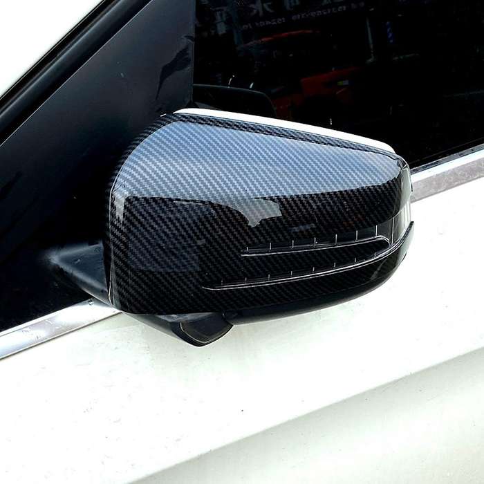 for CLA GLA C E Class W176 C117 X156 W204 W212 Carbon Fiber ABS Side Rear View Mirror Cover Trim