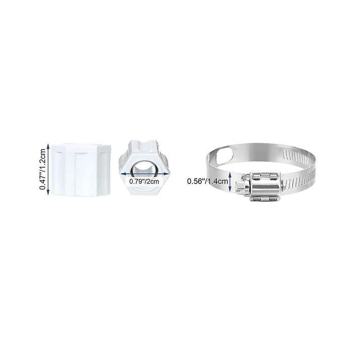 for Cl200 220 Offline Feeder Connection Pack with Saddle Clamp Chlorinator Feeder Hose Tubing Swimm