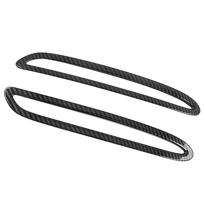 for CLA180 CLA200 C118 2020 Carbon Fiber Rear Fog Light Lamp Foglight Cover Trim Decoration Frame