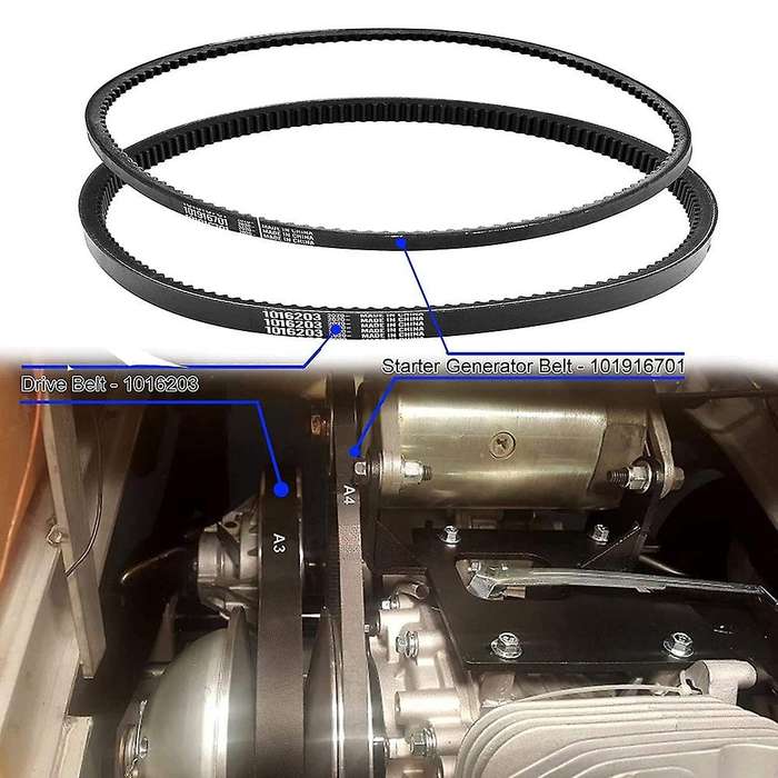 for ClubCar Precedent Drive Belt Generator Belt Fit Golf Cart 1997-UP,Precedent 2004-UP,101916701, 1
