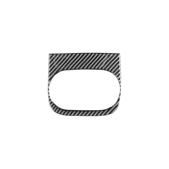 for Cobalt 2005-2010 Soft Carbon Fiber Car Rear Seat Water Cup Holder Cover Trim Sticker Accessories