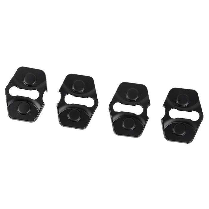 for Commander 2006-2010 Car Door Lock Buckle Protector Cover Trim Accessorie ABS Black 4PCS