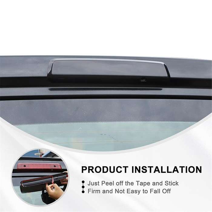 for Commander 2006-2010 Car Third High Brake Light Cover Decoration Trim Sticker Accessories Smoked